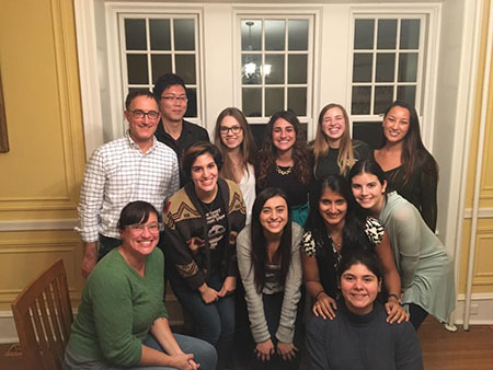 Top: Edward Brodkin, Hyong Kim, Michelle Dziedzic, Leat Perez, Kate Oksas, Kyra Levey Bottom: Rachel White, Maria Pomponio, Melissa Mendez, Ashley Pallathra, Kennedy Wong, Lucero Cordero